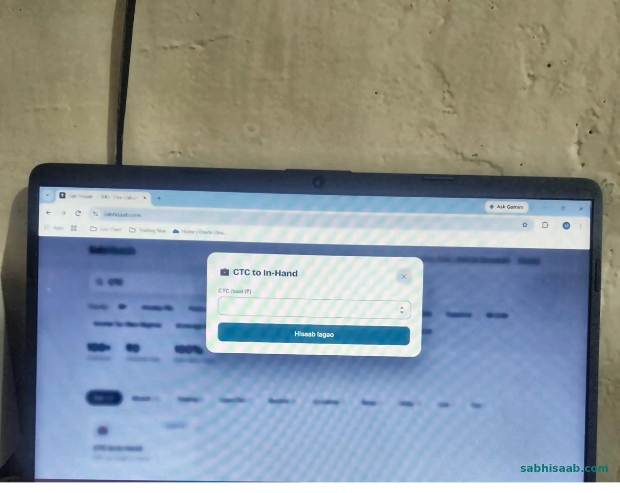 CTC Calculator form — Sab Hisaab